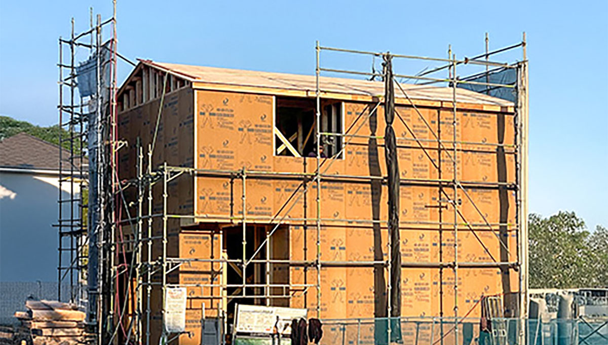 地震に強く、自由度の高い「ハイブリッド工法」