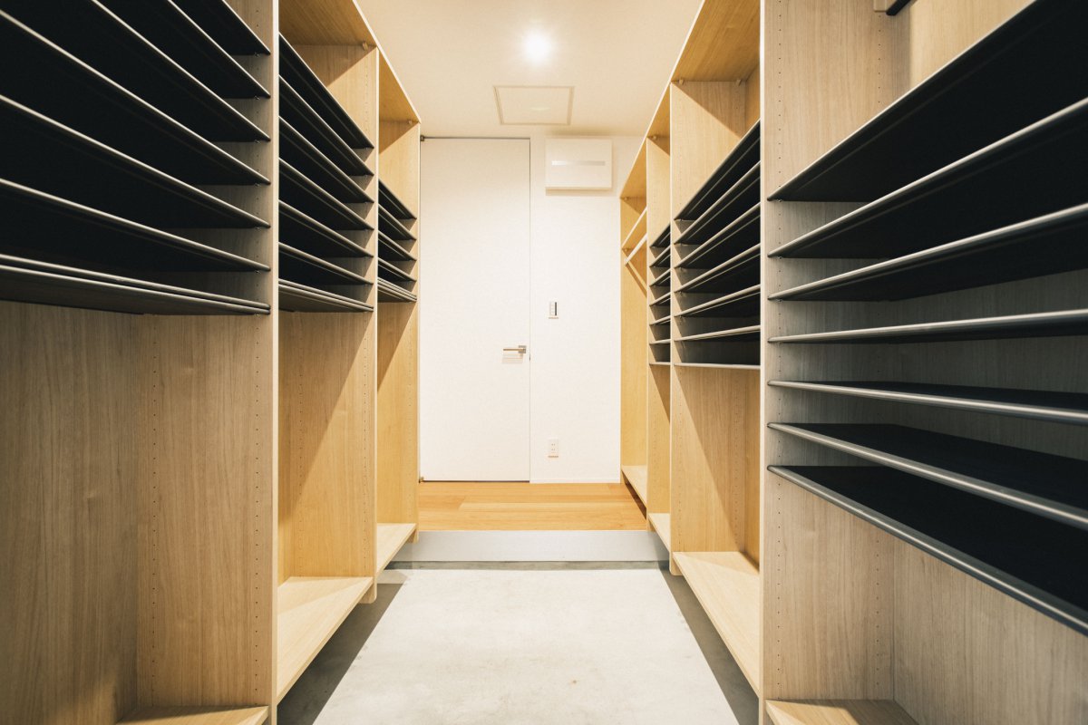 大容量シューズクローク