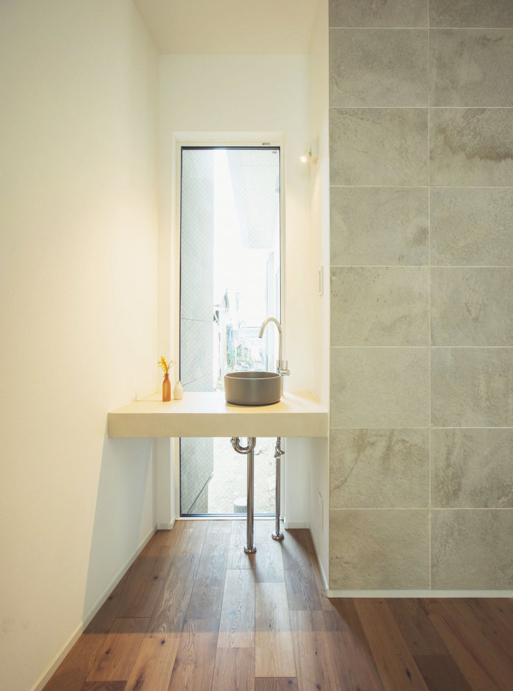 グレージュカラーのくつろげるお家